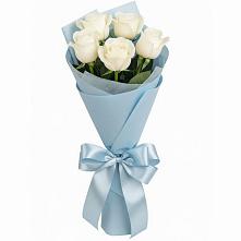 Букет 5 Белых роз Проуд #REPLACE_PRED# Берёзовской