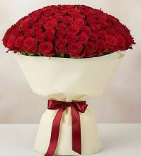Букет 101 Красная роза Милано в Берёзовской