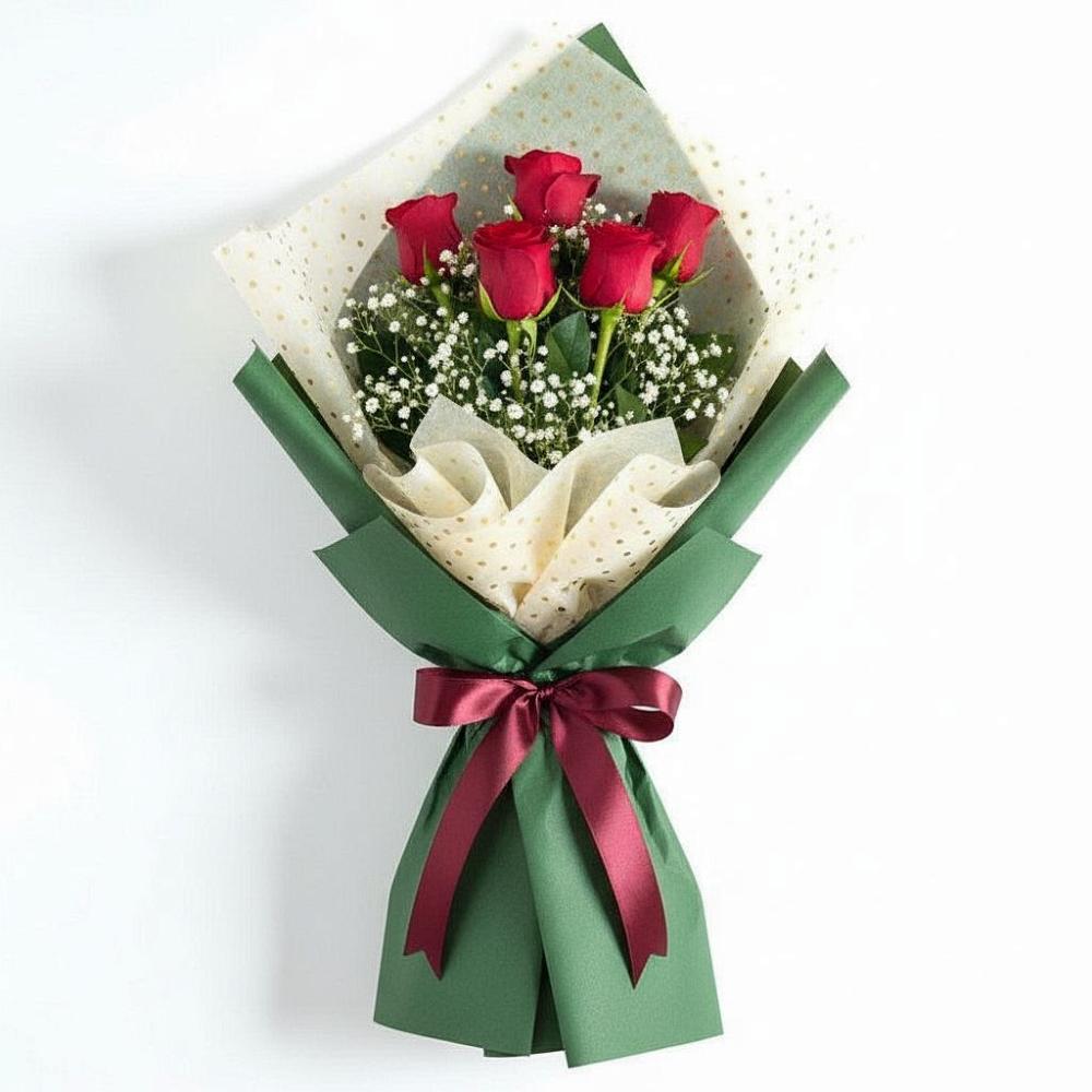 Букет цветов из: Розы в Берёзовской