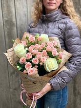 Букет цветов из:  Розы в Берёзовской