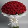 Букет 101 Красная роза Блэк Мэджик в Берёзовской