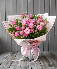 Букет Розовый кустик #REPLACE_PRED# Берёзовской