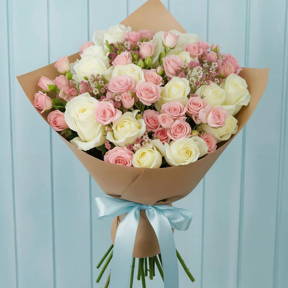 Букет цветов из: Розы в Берёзовской