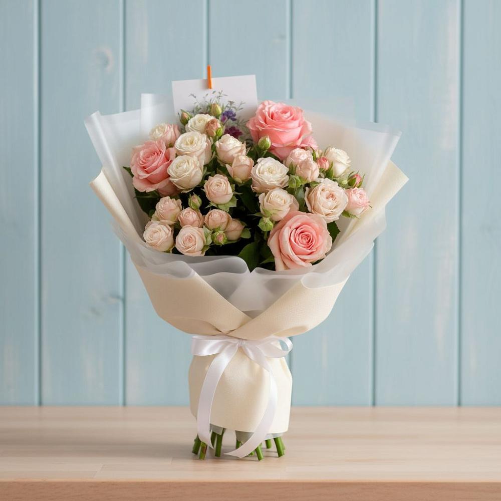 Букет цветов из: Розы в Берёзовской