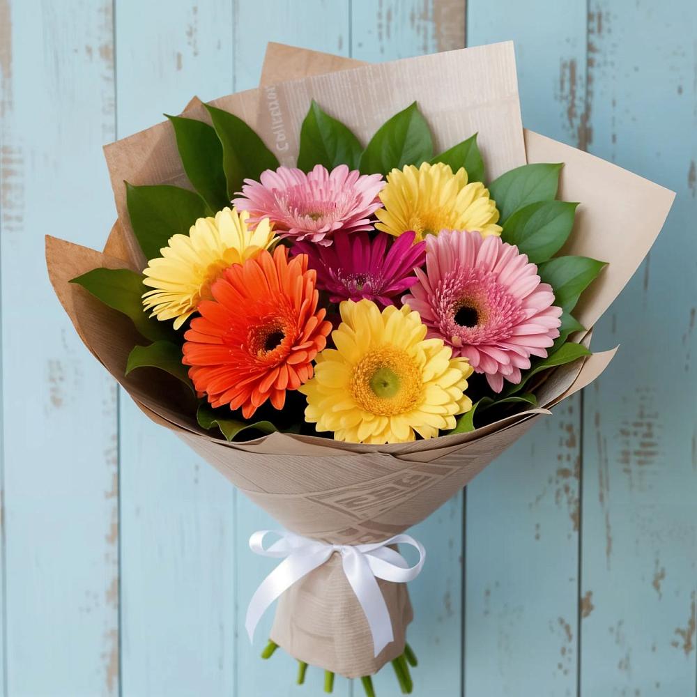 Букет цветов из: Герберы в Берёзовской
