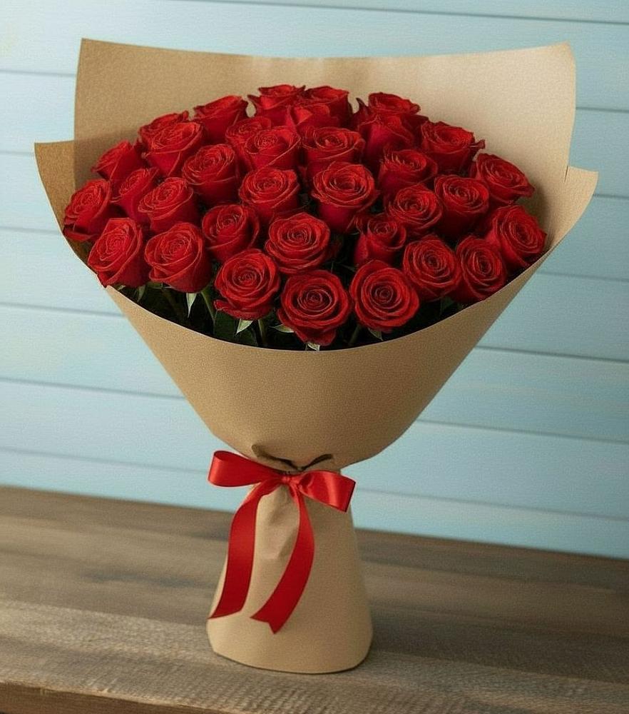 Букет Красные розы Милано в Берёзовской