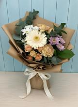 Букет цветов из:  Герберы и Хризантемы #REPLACE_PRED# Берёзовской