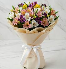 Букет цветов из:  Альстромерии в Берёзовской