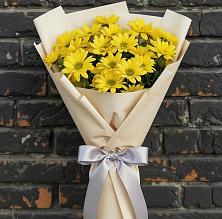 Букет цветов из:  Хризантемы #REPLACE_PRED# Берёзовской