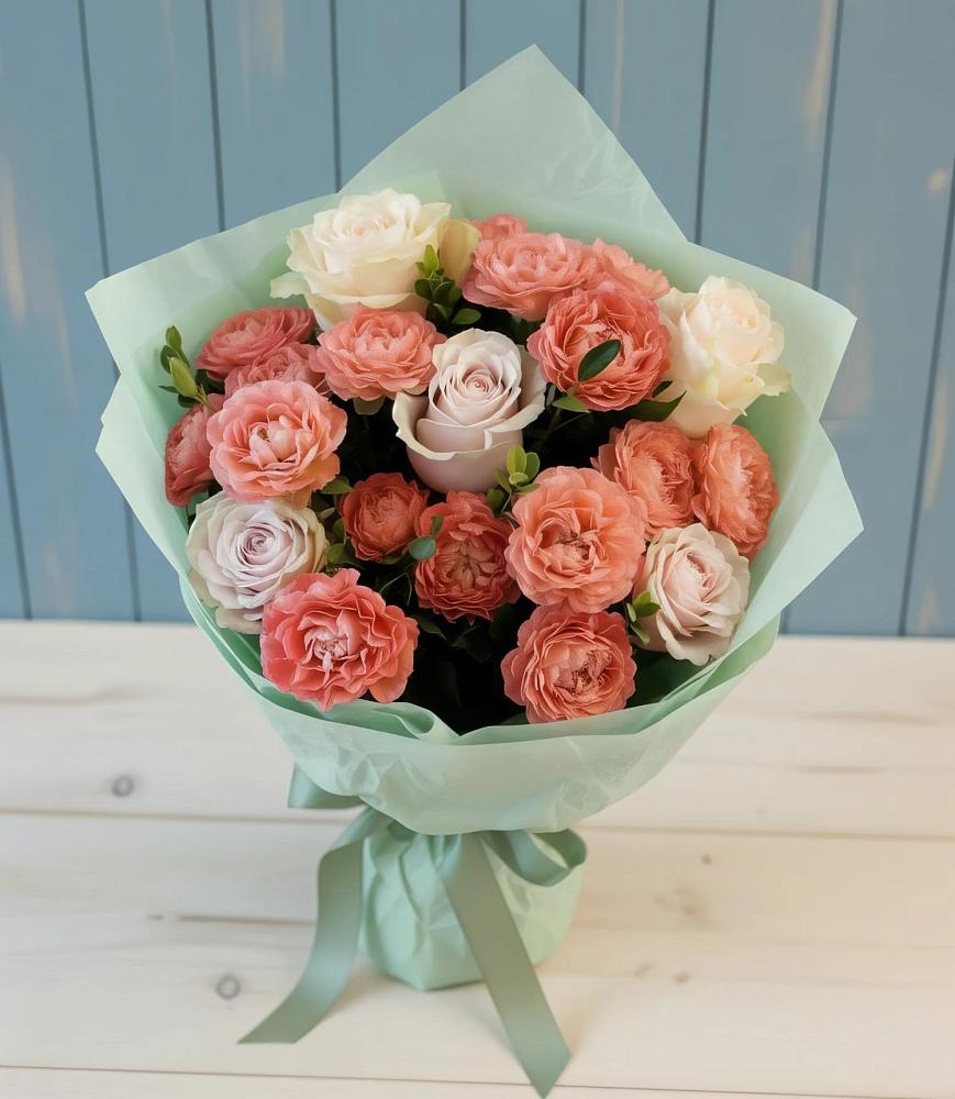 Букет цветов из: Розы в Берёзовской