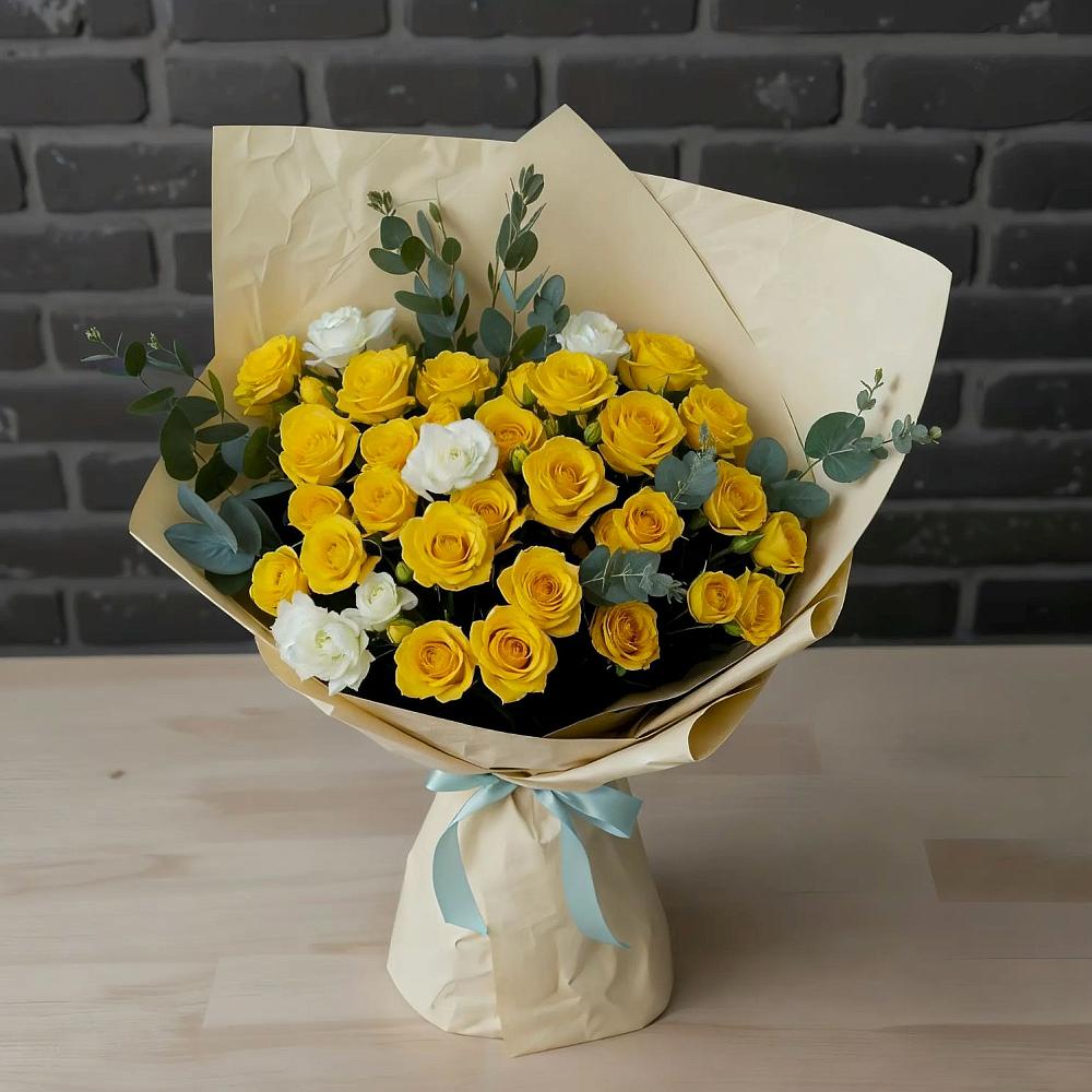 Букет цветов из: Розы в Берёзовской