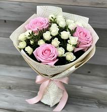 Букет цветов из:  Розы в Берёзовской