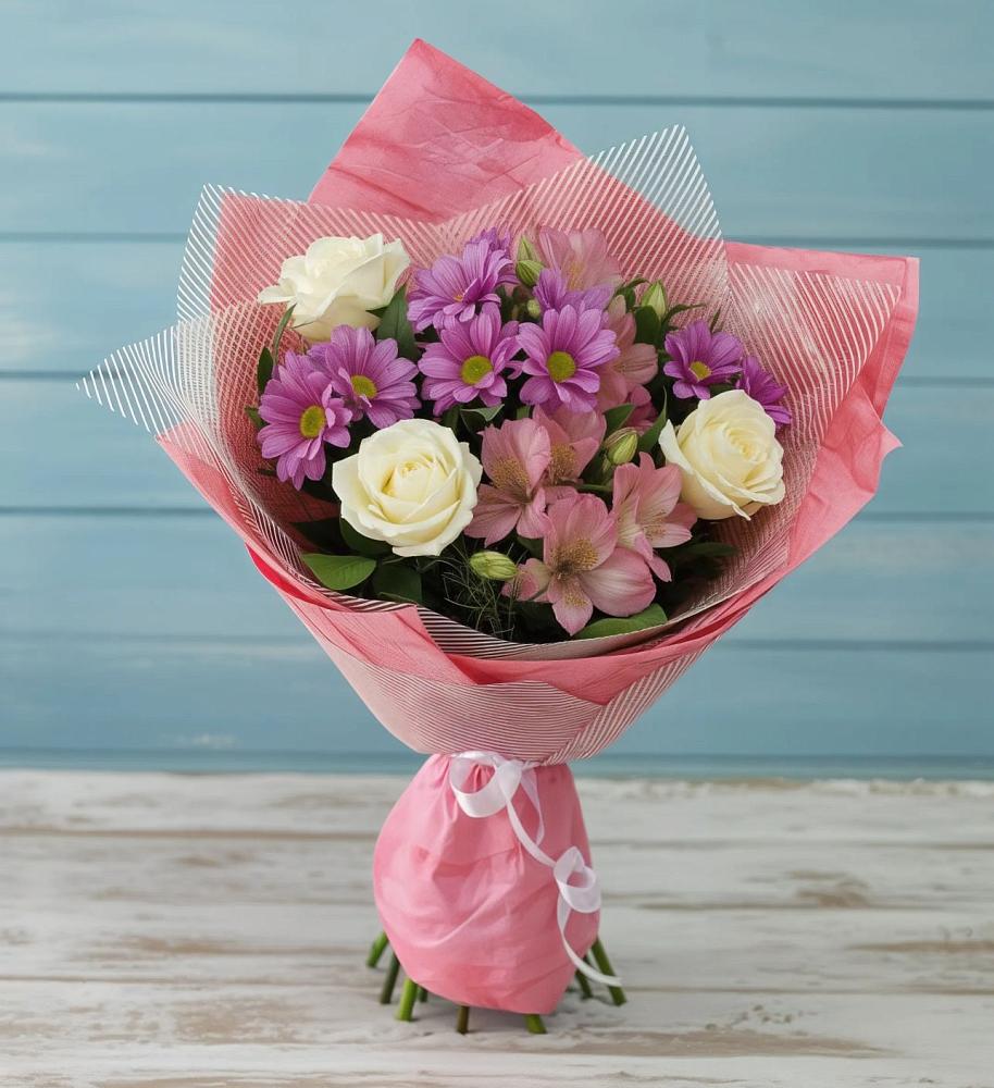 Букет цветов из: Герберы в Берёзовской