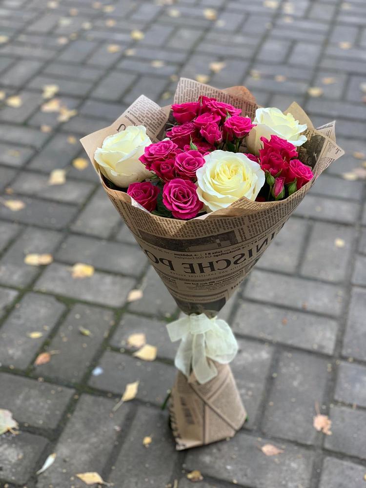 Букет цветов из: Розы в Берёзовской