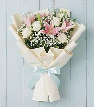 Букет цветов из:  Лилии #REPLACE_PRED# Берёзовской