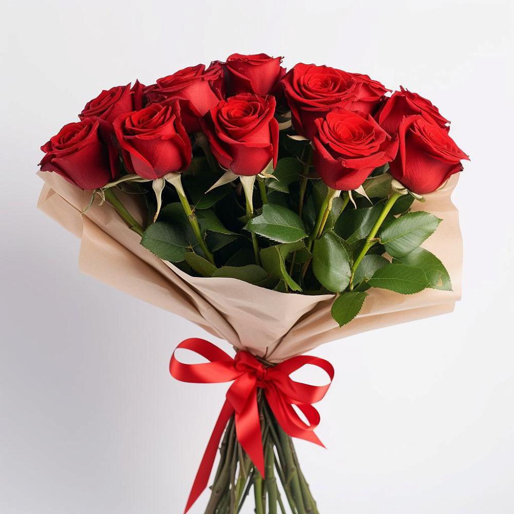 Букет 11 Красных роз Эдлесс Лав в Берёзовской