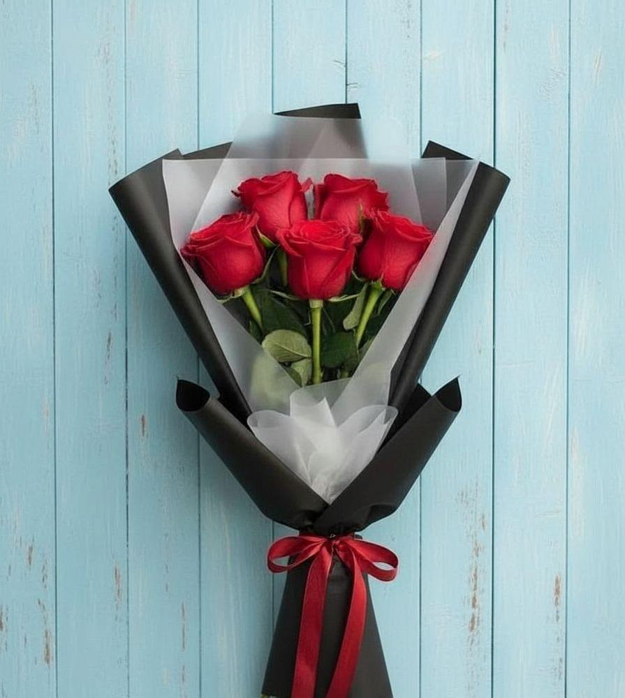 Букет цветов из: Розы в Берёзовской